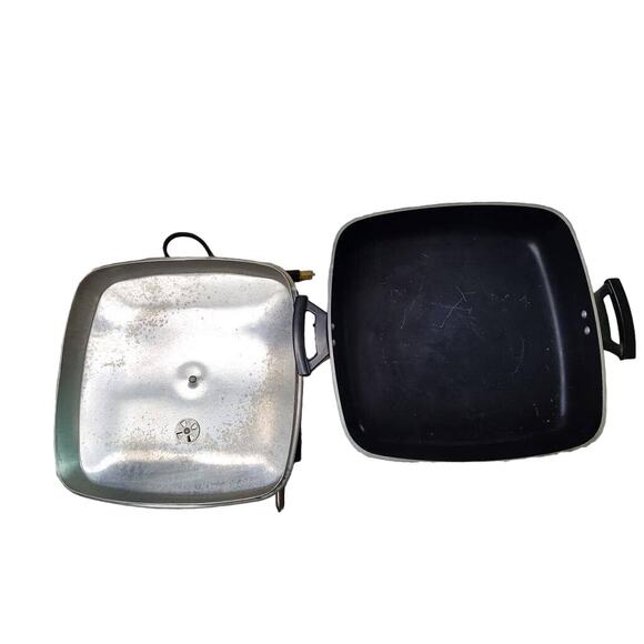 Vintage Kenmore Sears Electric Buffet Server Skillet Aluminum - Picture 2 of 3